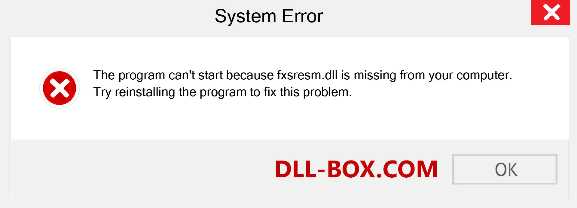  fxsresm.dll file is missing?. Download for Windows 7, 8, 10 - Fix  fxsresm dll Missing Error on Windows, photos, images